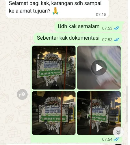 Pengiriman Papan Bunga Selamat Sagaranten