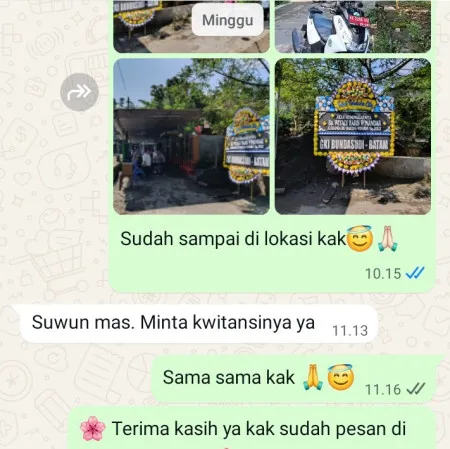 Pengiriman Papan Bunga Duka Sagaranten