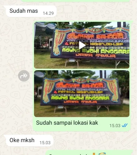 Pengiriman Papan Bunga Sagaranten