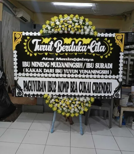 Papan Bunga Duka Sagaranten